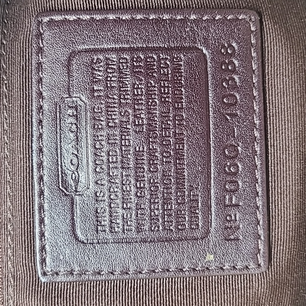 Coach Patchwork Patent Suede Signature C Jacquard Shopper Tote # F06Q-10388 - Picture 10 of 16